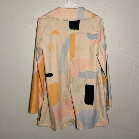 Anthropologie Moglea Daybreak Trench Coat- Size 2 - Picture 3 of 11